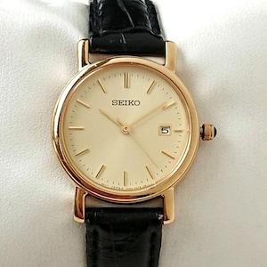 Reloj Seiko dorado vintage para mujer años 90, todo original