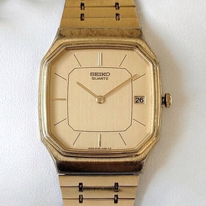 Vintage Seiko Gold 90s All Original - Etsy