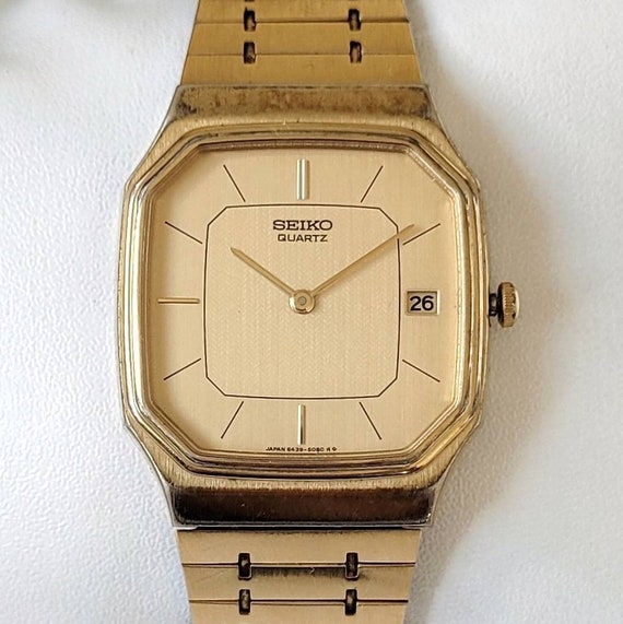 Vintage Seiko Gold 90s All Original - Etsy Ireland