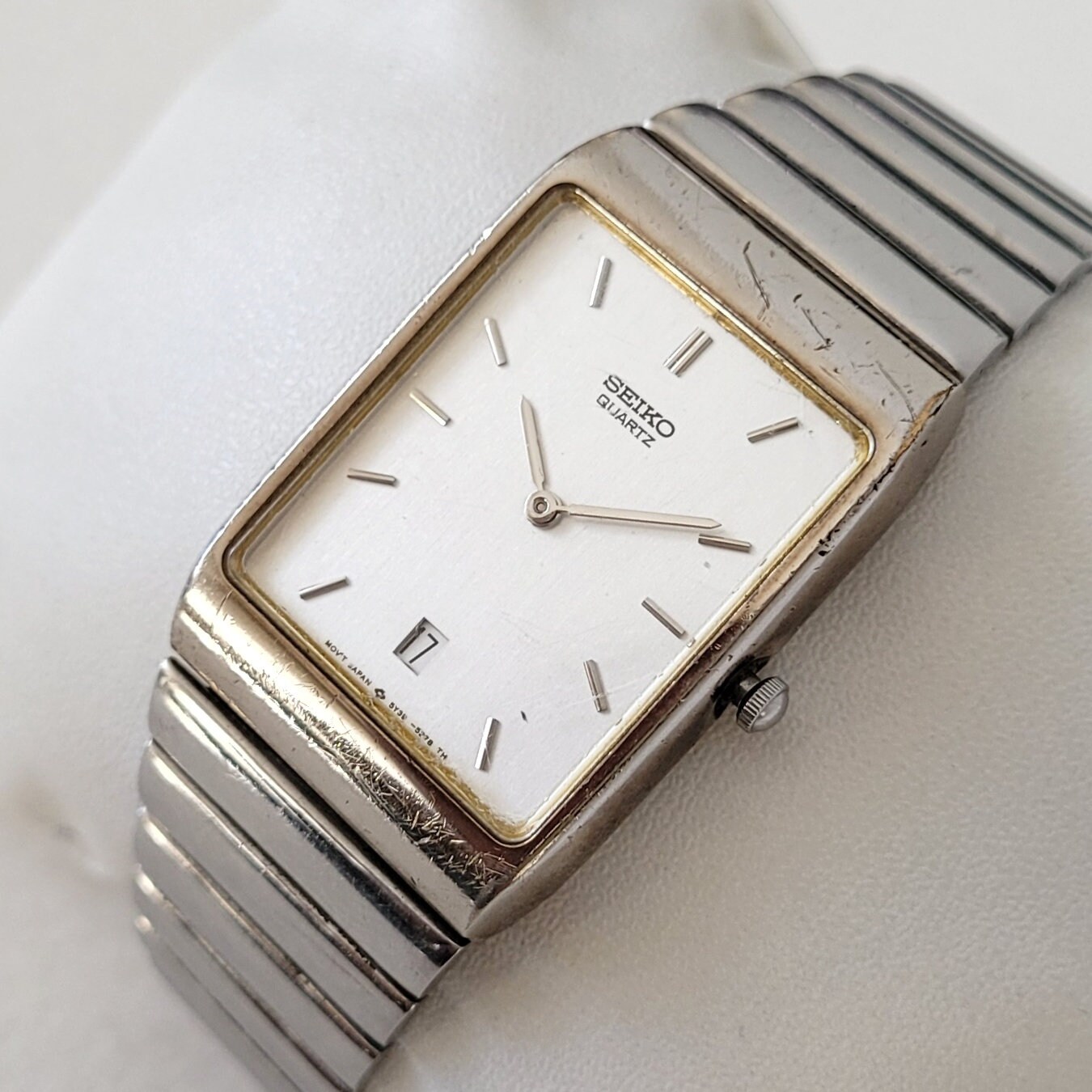 Vintage Seiko Tank 90s Ultra Rare - Etsy