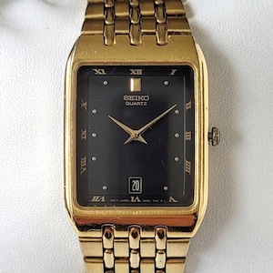 Vintage Seiko Black&Gold 90s Unique