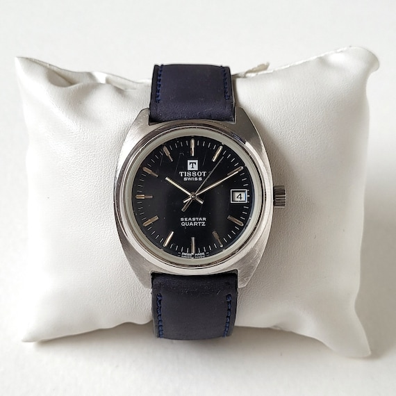 Vintage Tissot Seastar Blue 1st generation 70s Ul… - image 10