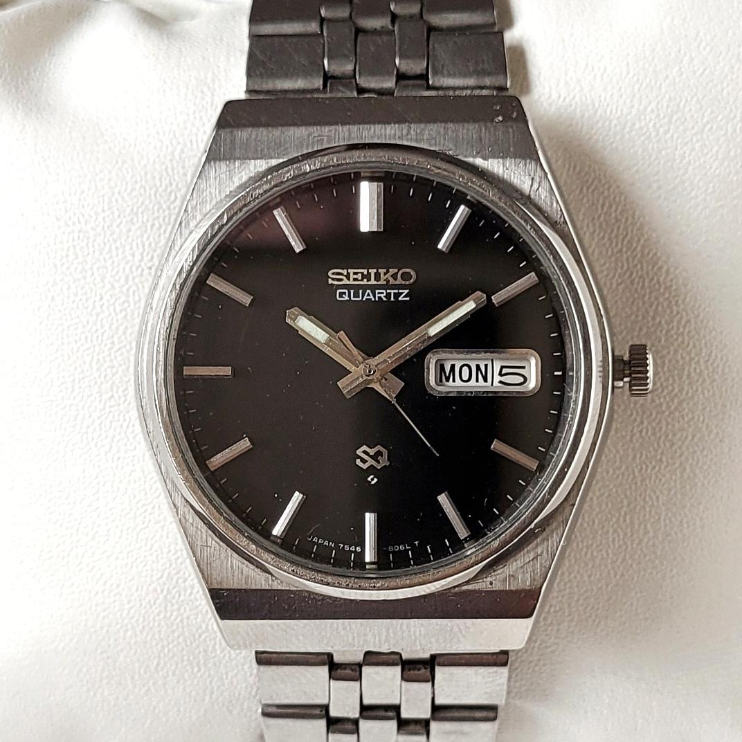 SEIKO(セイコー) / 自動巻腕時計/アナログ/ステンレス/BLK/SLV