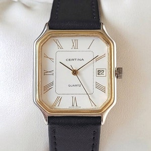 Débardeur bicolore Certina vintage des années 90