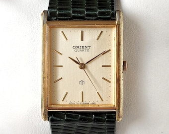 Vintage Seiko Spirit 5E21 5B50 Textured Dial Men Quartz Watch