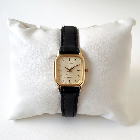 Vintage Seiko Exceline Tank for Ladies 90s Unique - Etsy