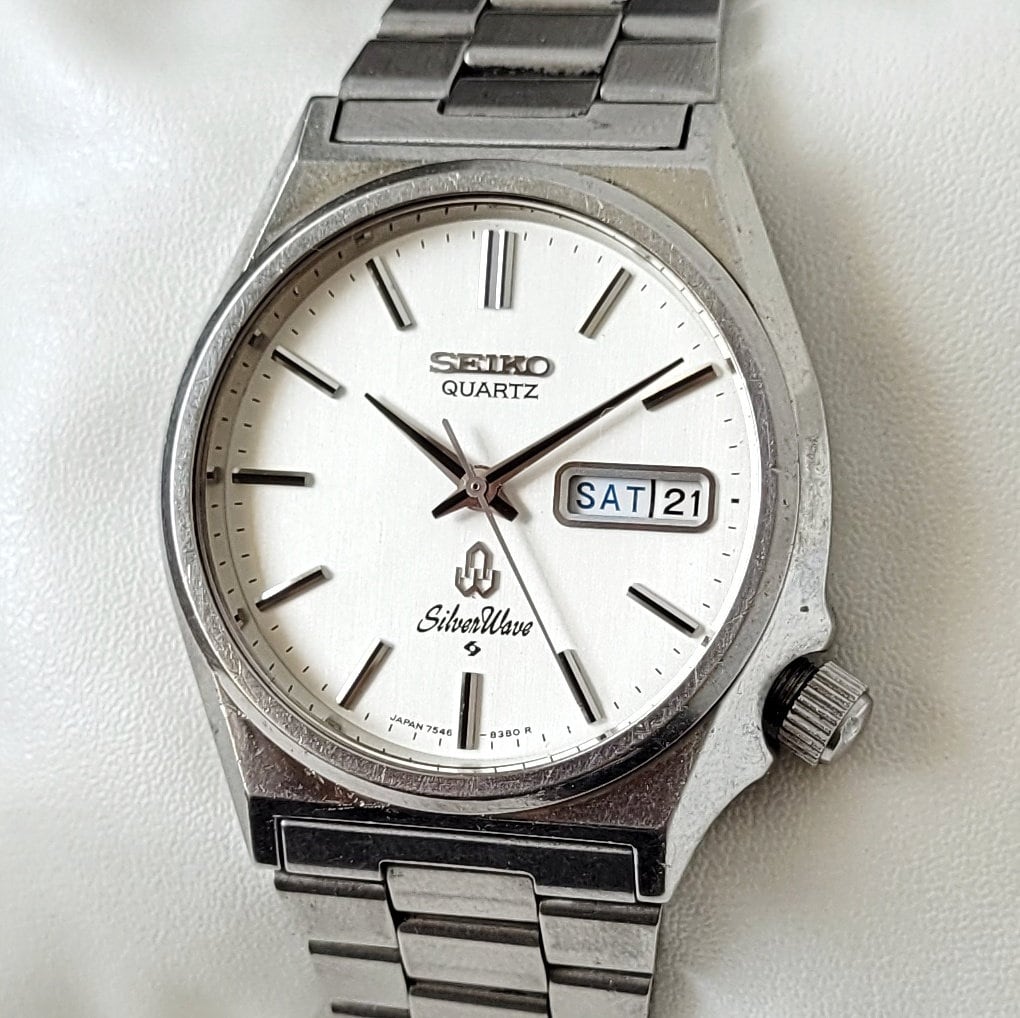 時計 SEIKO SilverWave Quartz (7546-8010) Seiko SilverWave 7546-8010 Price as of August 2025 | WatchCharts