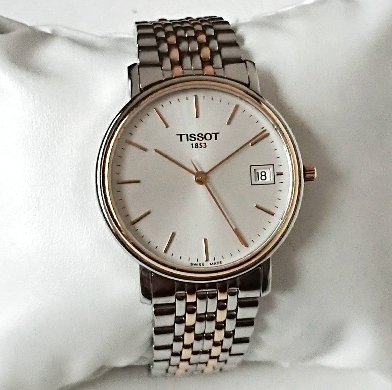 14K SOLID GOLD CASE TISSOT SWISS MADE MECHANICAL MANUAL