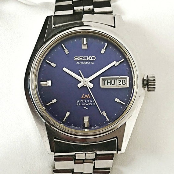 Vintage Seiko Lord Matic LM Special Blue 70s All Original - Etsy