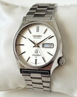 Vintage Seiko Silverwave White 90s Ultra Rare - Etsy