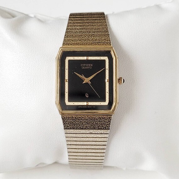 Vintage Citizen Tank 90s all original Gem