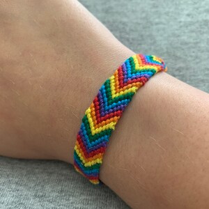 Fire and Ice pair of Friendship Bracelets