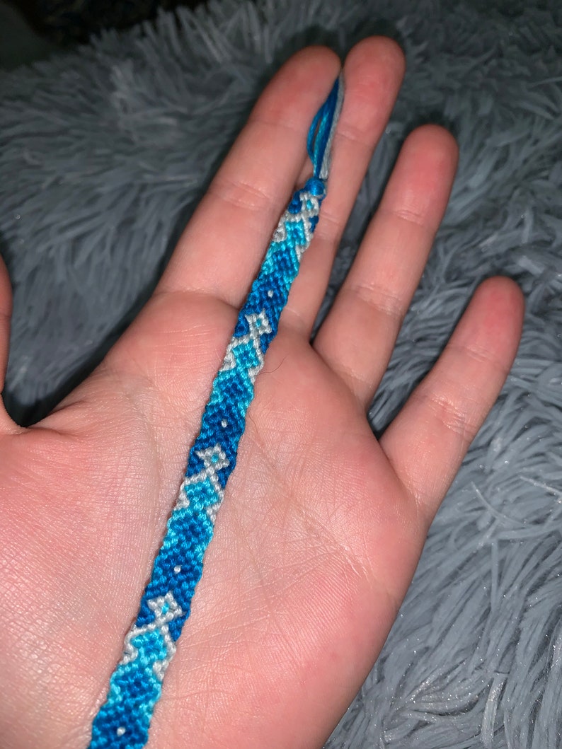 Fire and Ice pair of Friendship Bracelets