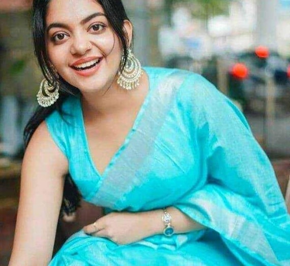 Linen Tissue Saree Saree With Blouse Indian Saree Saree for Women
