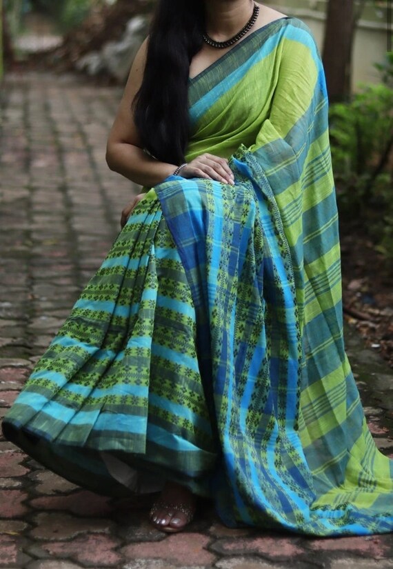 Soft Cotton Saree begampuri Khadi 