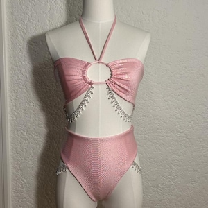 Pretty in Pink Set/ Rave Outfit/ Festival Outfit