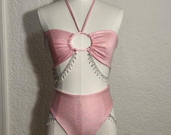 Pretty in Pink Set/ Rave Outfit/ Festival Outfit