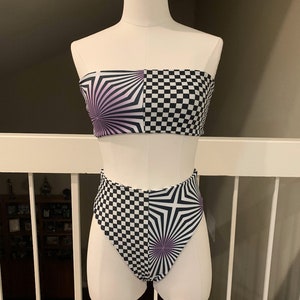 Illusion Set/ Rave Outfit/ Festival Outfit/ Bathing Suit