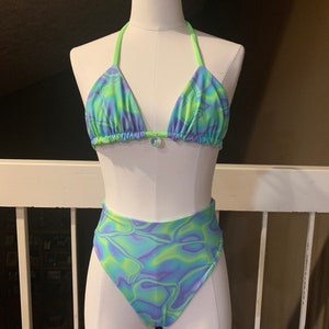 Electric Daisy Set/ Rave Outfit/ Festival Outfit/ Bathing Suit