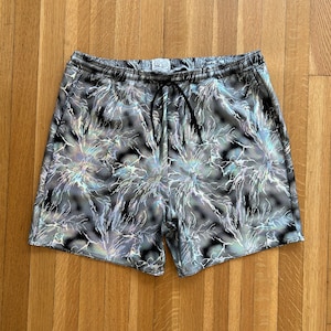 Silver Lightening Rave Shorts
