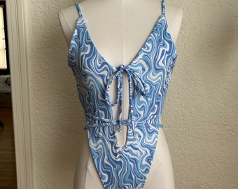 Blue Lagoon One Piece Bathing Suit