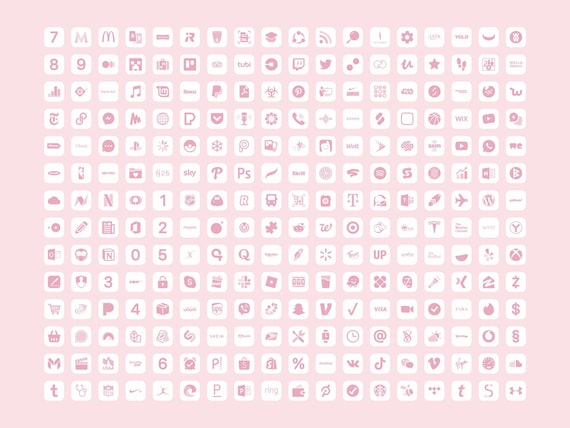 500 Pink App Icon Covers For Ios 14 Home Screen Iphone And Etsy 500 Pink App Icon Covers For Ios 14 Home Screen Iphone And Etsy