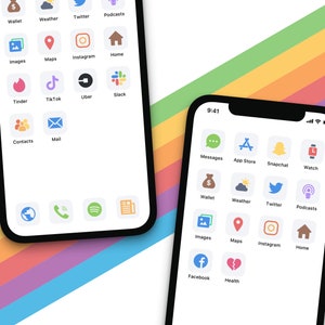 Pastel Theme Icons Pack for Ios Home Screen - Etsy