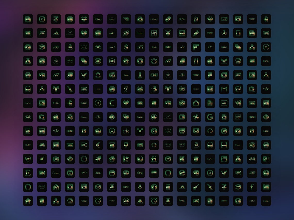 3.000 Galaxy App Icon Covers Pack for Ios Home Screen Space - Etsy