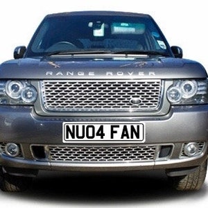 Newcastle UTD Personal Number Plate - NU04 FAN