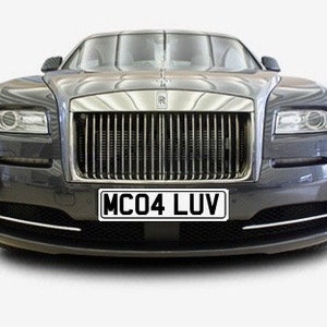 ManchesterCity Personal Number Plate - MC04 LUV