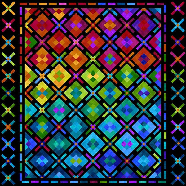 Summer Sparkles Quilt Kit, Interwoven Collection