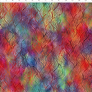 Leaves; Impressions Collection by Jason Yenter for In The Beginning Fabrics