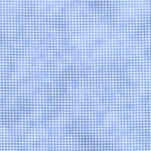May include: A light blue fabric with a subtle white polka dot pattern. The fabric has a slightly textured surface.