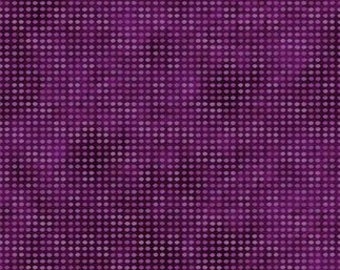Dit Dot Color "Deep Purple" Collection by Jason Yenter for In the Beginning Fabrics 8AH14