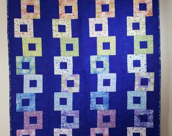Gemini Quilt Kit: Pattern by Pat Fryer for Villa Rosa Designs, curated fabric from In The Beginning Fabrics