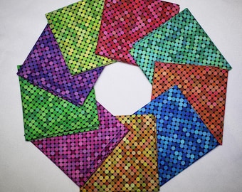 Colección de telas Fat Quarter Bundle de In the Beginning Fabrics: Puntos coloridos