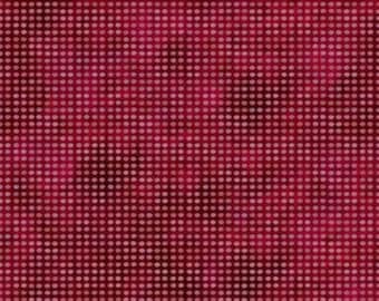 Dit Dot Color "Cranberry" Collection by Jason Yenter for In the Beginning Fabrics 8AH15