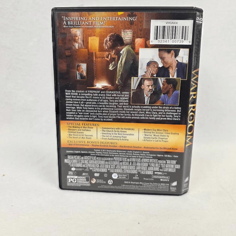 War Room DVD Christian Movie Prayer Film image 3