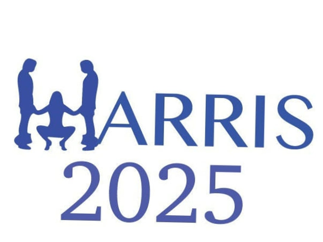 Harris 2025 Campaign VP Funny Silhouettes Digital Download, SVG, PNG, Cricut, Silhouette Cut