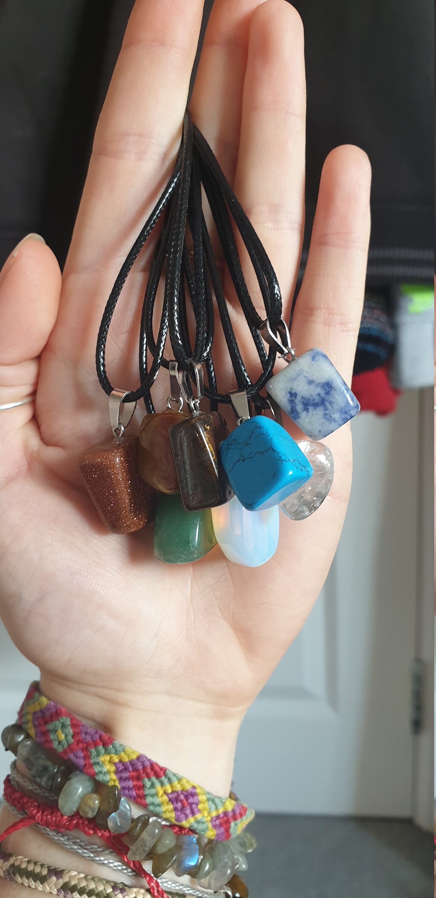 Gemstone pendant's Etsy