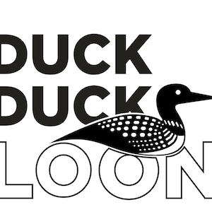 Duck Duck Loon Digital SVG