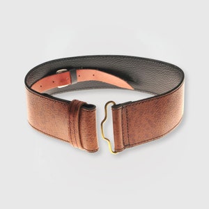 Brown Pig skin Vintage Leather Belt with Leather Buckle Gucci | Accessories | Gucci Pig Skin Leather Womans Vintage  main image 2