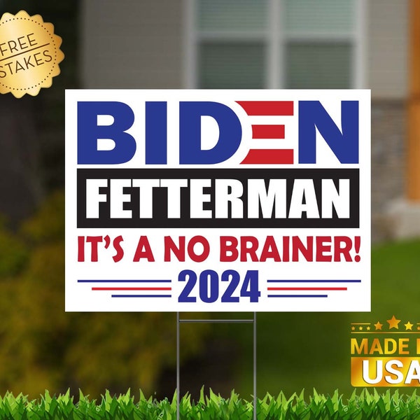 Biden 2024 Yard Sign Etsy