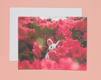 Thinking of You Rabbit Card, Love Card For Her, Just Because Card, You’re The Best Card, Friendship Card, Gratitude Card for Friend