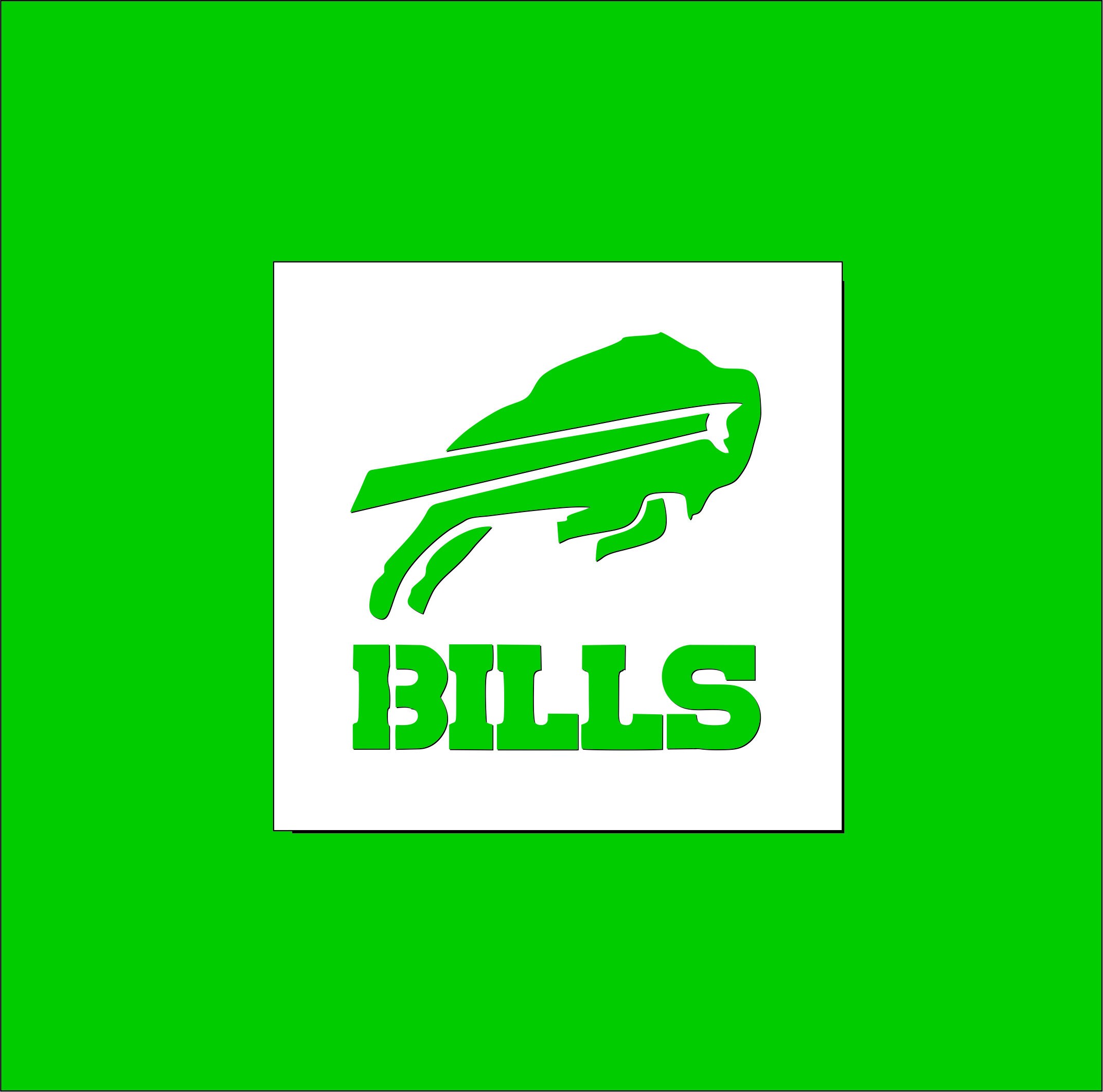 Buffalo Bills Cookie Stencil Cake stencil Airbrush stencil | Etsy