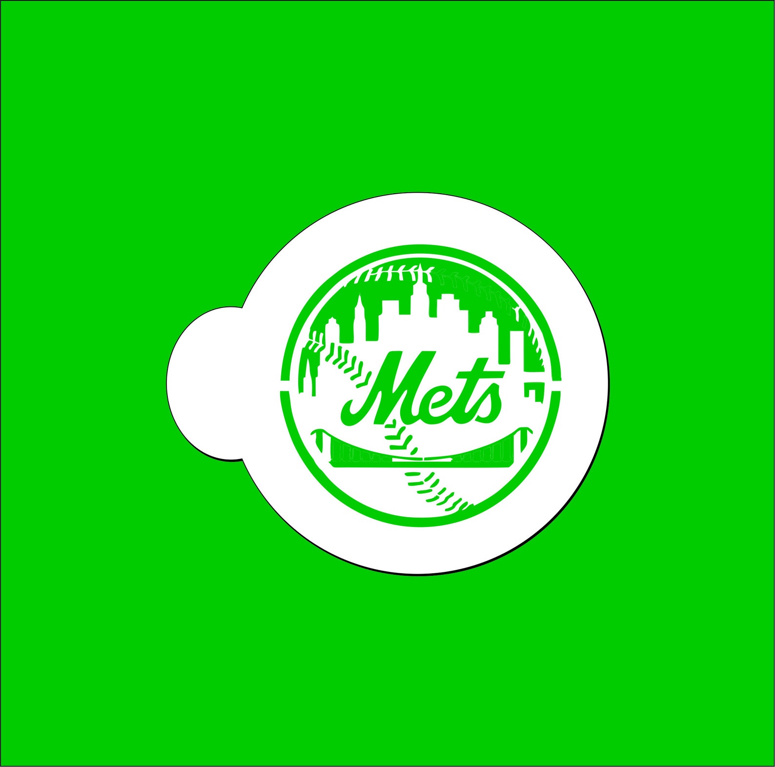 New York Mets Cookie Stencil Airbrush stencil Cake stencil | Etsy