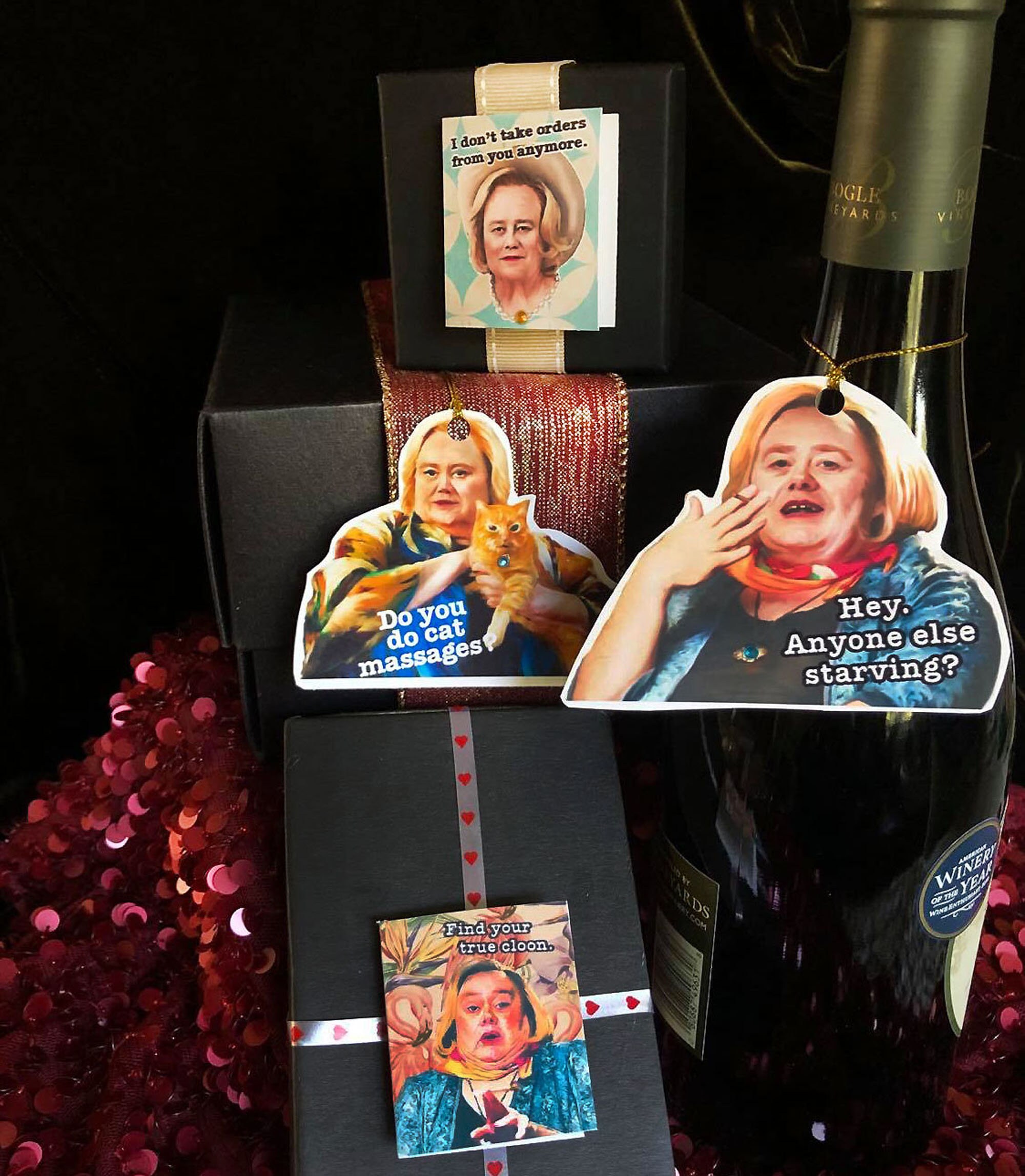 Louie Anderson's Christine Baskets Mashtag Collection, Embellished With