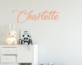 Custom Name Vinyl Wall Decal: Nursery & Bedroom Decor