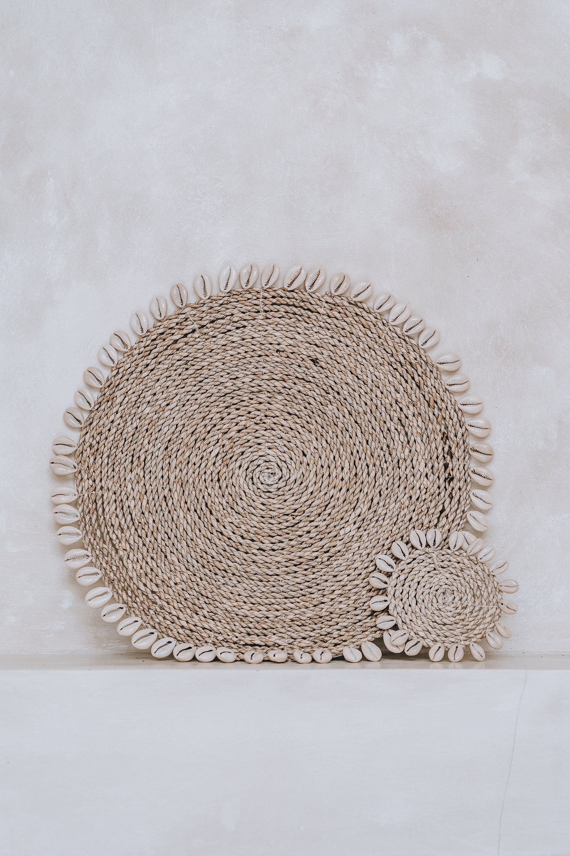 Shell Coasters - Naturel