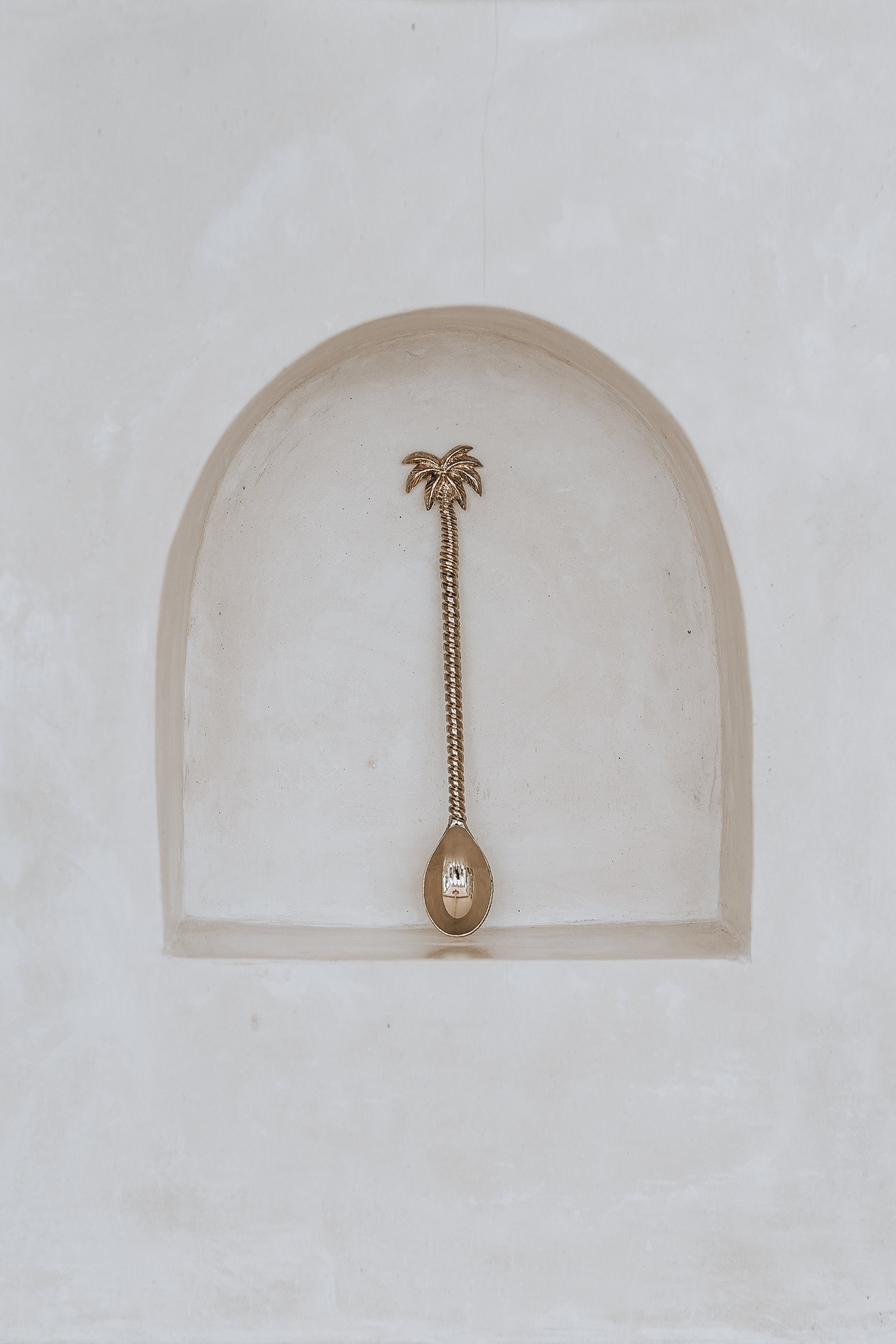 Cuillère à Palme en Laiton